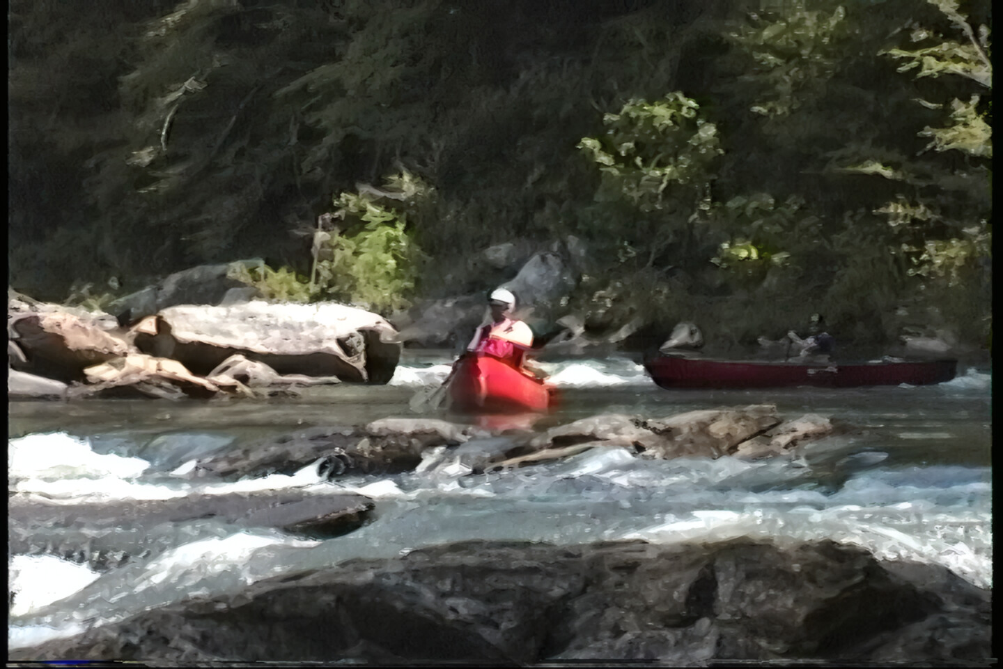 Canoe Cam & Goofing Off on Section 4 Chattooga