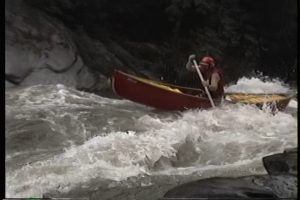 Open Canoes on Section 3 at 3.7 ft - Raw Video 1994