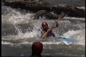 Chattooga Section 4 @ 2.8 ft Open Canoe Shows Wisconsin kayakers Down - Raw Video 1994