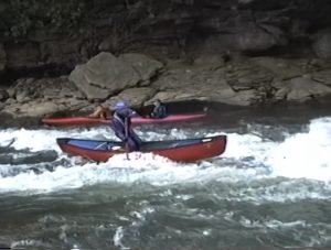 Milt Aitken standing on the Lower Youghiogheny River