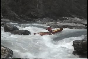 Don Kinser canoeing in Jawbone Rapid, Chattoooga River, GA