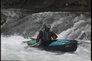 Dirk Bertrand canoeing the Upper Conasauga RIver, GA