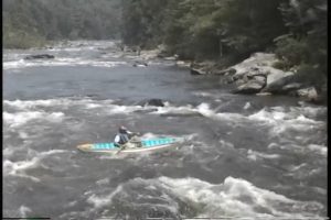 Dirk Bertrand canoeing Deliverance Rapid, Chattooga RIver, GA