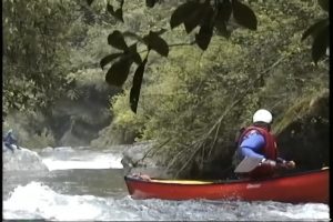 Don Kinser runs Blind Falls backwards, Overflow Creek, GA