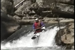 Don Kinser in a C1 disaster on the Green Narrows, NC