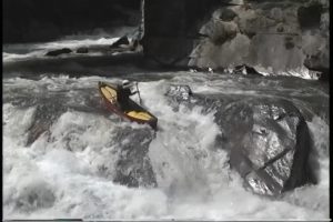 Don Kinser Canoeing Little River in the Smokies