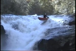 Don Kinser open canoeing Singleys Falls