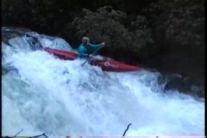Jim Smolka kayaking Gravity, Overflow Creek, GA