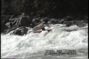 kayak on Soc-em-Dog, Chattooga River
