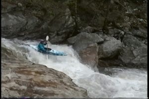 Mike Smith kayaking Bear Creek in LRC